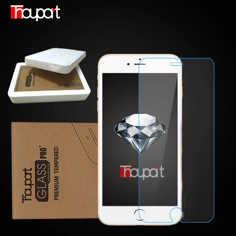 Thouport Tempered Glass For iphone 6S 6 Screen Protector Transparency Premium Retail Box Anti Shatter Film |