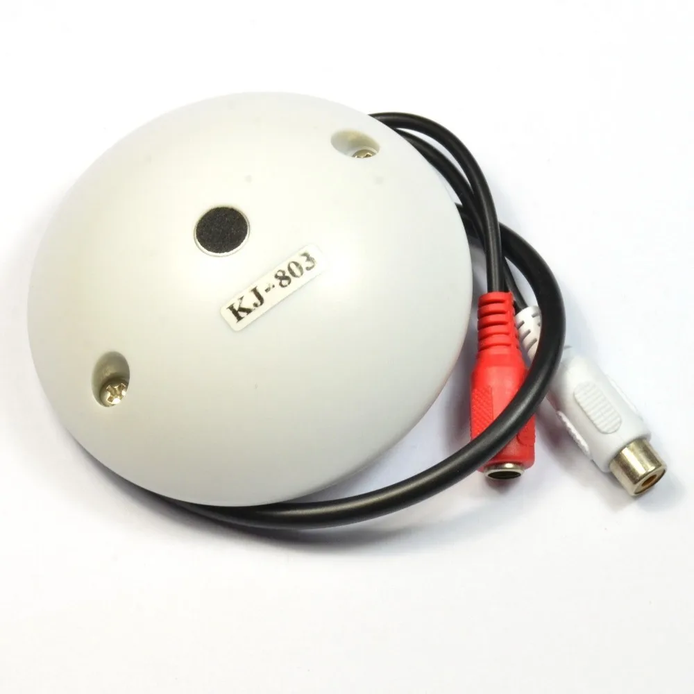 Cctv Microphone Audio Pick Up Device High Sensitivity 12v Dc