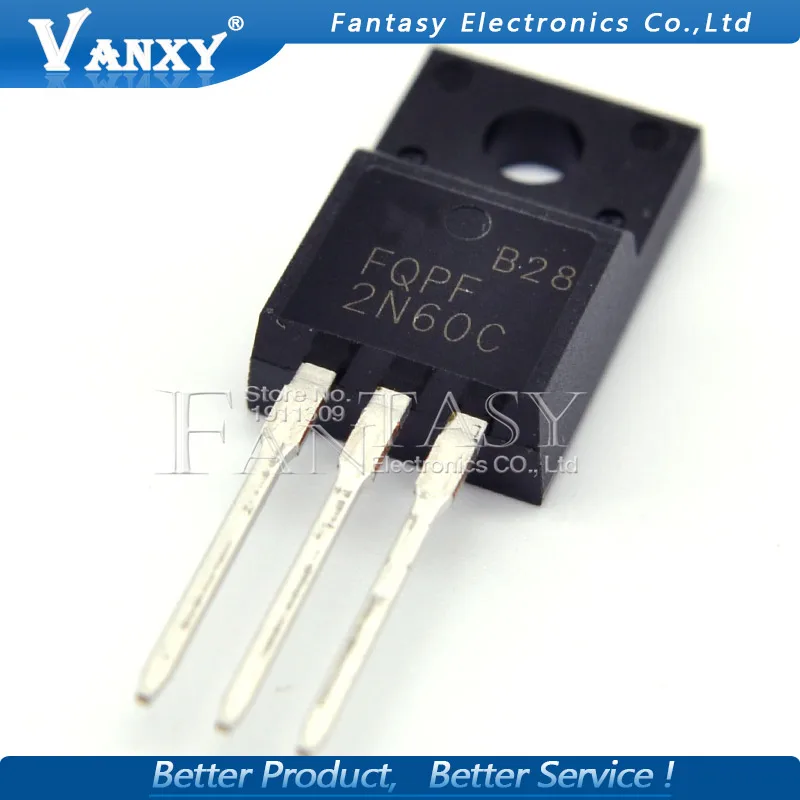 10 шт. FQPF2N60C TO-220f 2N60C 2N60 TO220 FQPF2N60-220 MOS полевой транзистор