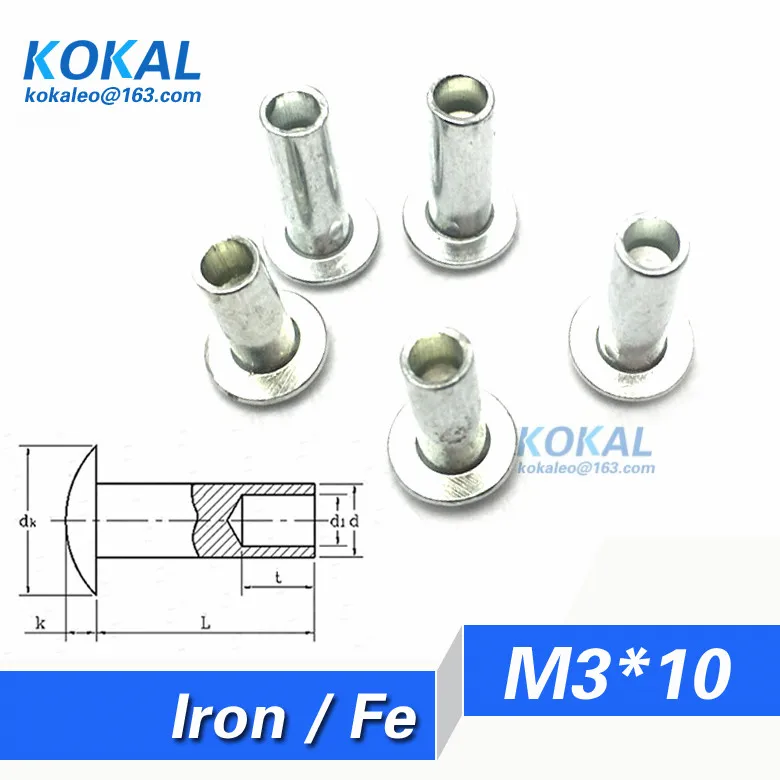 [Fe M3*10]100PCS high quality hot sale M3 Series button head socket