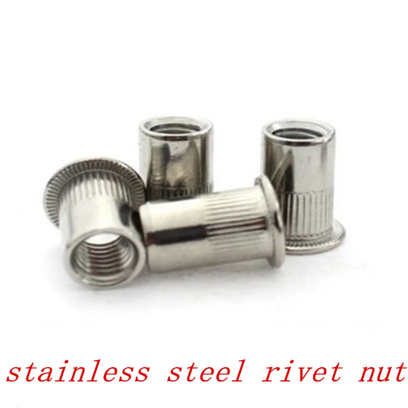 Nuss Set Blindnietmutter-Set Edelstahl 304 (M3-M8) - Flachkopf Für Metall & Holz Nietmutter M6 Preis