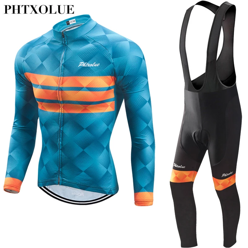 Phtxolue, набор для велоспорта, Мужская одежда для велоспорта, одежда для велоспорта, дышащая, анти-УФ, одежда для велоспорта, с длинным рукавом, наборы для велоспорта