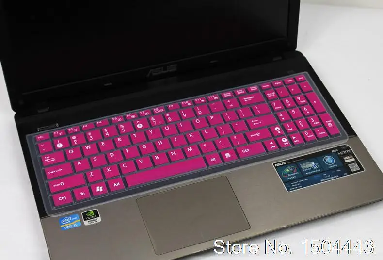 15,6 ''Клавиатура для ноутбука, защитный чехол для клавиатуры ASUS VivoBook 15X542 мкФ X542UR X542UN X542UQ X542 A542UR A542UN - Цвет: rose