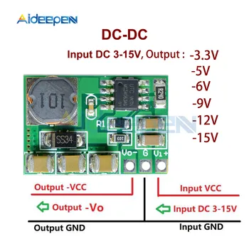 

3-15V to Negative -3.3V -5V -6V -9V -12V -15V Buck-boost Converter Negative Voltage Module for ADC DAC LCD Power Supply