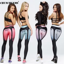 2018 Summer Vintage Printed Women Leggings Fashion Slim Bandage Female Casual Patchwork Painted Women Skinny Full Pants P07