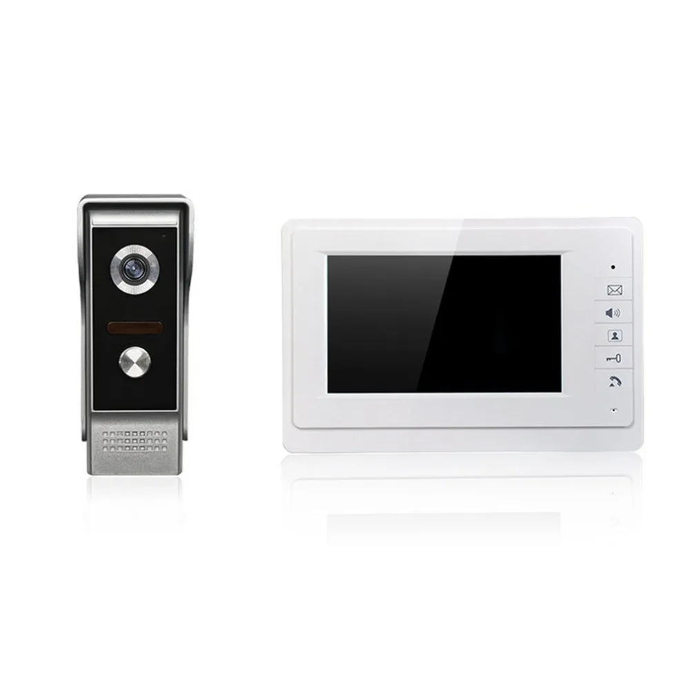 

V70F-M4 7" TFT LCD Digital Display Indoor Monitor + Outdoor Infrared Camera Video Door Phone System Visual Intercom Doorbell