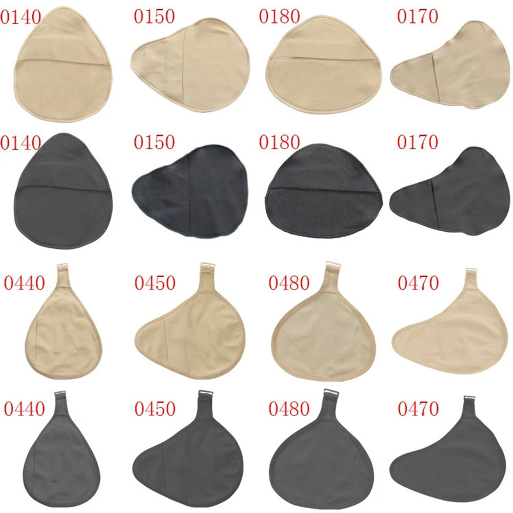 

1PC Lightweight Silicone Latex Cotton Sweat-absorbent Breast Protheses Protection Sleeve after Breast Surgery D30