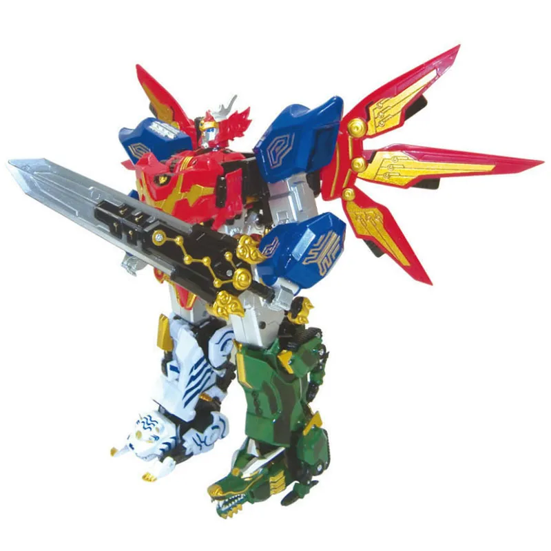 Робот трансформер 5 в 1 экшн фигурки детские игрушки подарок Megazord|Игровые и