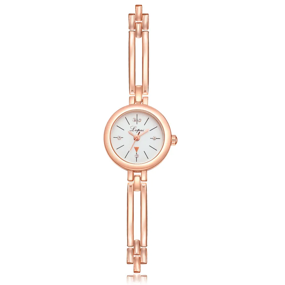 

Clock Stainless Steel Chain Wrist Watches Women Diamond Small Dial Quartz Watch Simple Design Female Clock Relogio Relojes P30