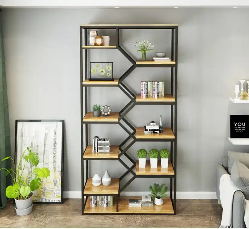 Tieyi living room partition shelf creative shelf display shelf beauty