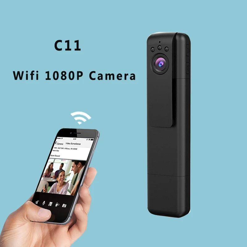 

C11 Wifi Mini Camera Portable 1080P 720P HD Micro Camera Infrared Night Vision Pen Camera Video Voice Recorder Mini DV DVR Cam