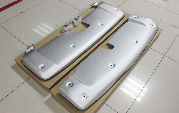 2 piezas de aleación de aluminio de la delantera y trasera Protector de la placa de deslizamiento de adornos para Honda CRV C RV 2007 de 2008 2009