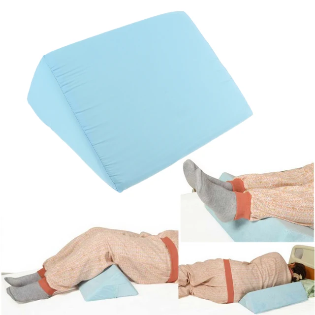 Acid Reflux Anti Bedsore Foam Bed Wedge Pillow Foot Leg Elevation Cushion Lumbar Support Pad with Removable Cover