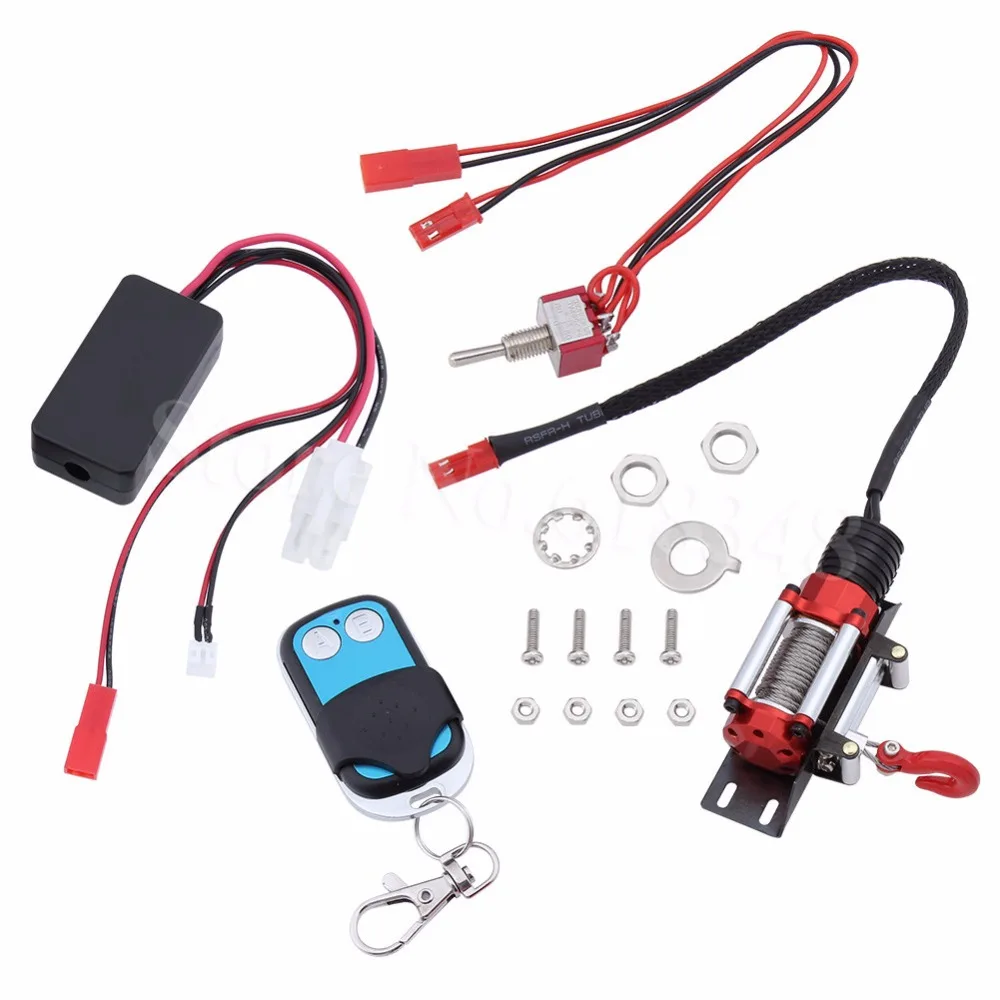 RC Crawler Automatic Winch & Wireless Remote Control