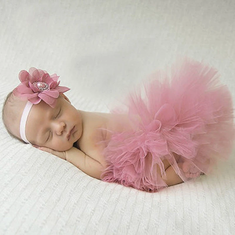 onkruid waarom niet flauw Antique Rose Pretty Baby Tutu and Flower Headband Newborn Photography Prop  Infant Girl Tutus Birthday Tutu TS046|tutu flower girl dresses|tutu  girlstutu tulle - AliExpress