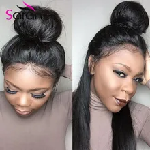 360 Lace Frontal Pre Plucked 7A Brazilian Virgin Hair Straight Natural Hairline 360 Lace Band Frontal Closure With Baby Hair