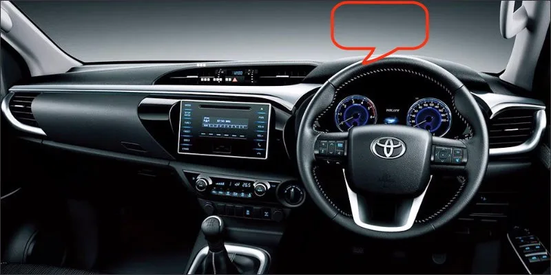 Toyota Hilux 2016 interior