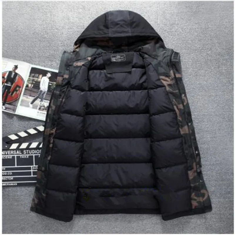 Camouflage Long Canard Hiver Marque Chaud Taceamp; Épais Manteau Shark 2 vent 1 Hommes De Coupe 2018 Pour Doudoune XuOZTPik