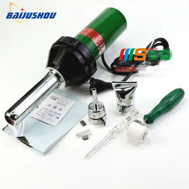 PROFESSIONAL HOT AIR BLOWER HEAT GUN VINYL REPAIR PLASTIC WELDER KITin
