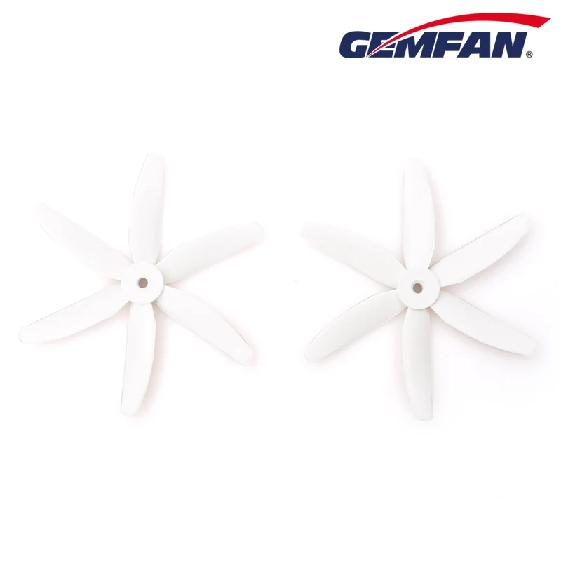 4 пары/8 шт Gemfan стекловолокно 6 лезвий 5x4x6 CW CCW Пропеллер для Мини FPV Racing Quad Props 1806 2205
