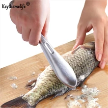 Keythemelife 1 шт. щетка для кожи рыбы соскабливание рыбной чешуи щетка терки быстрое удаление рыбы чистилка скребок для скребка CA