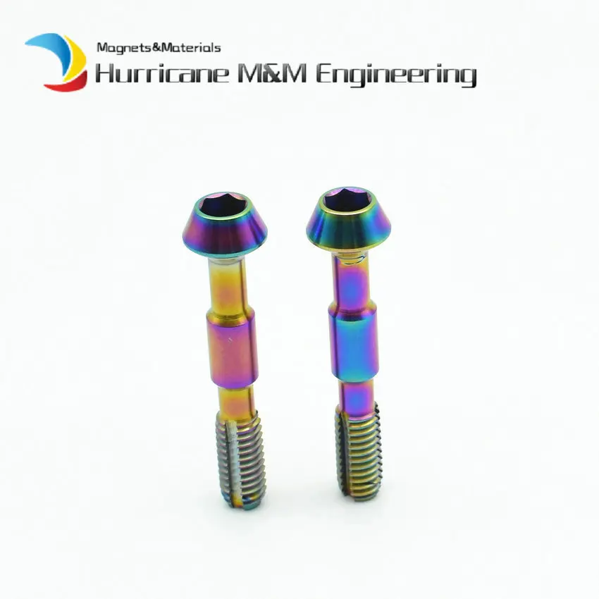 4pcs Titanium Ti Bolts for Shimano XTR M970 Shifter Clamp Lever