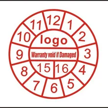 10000шт. 10 мм Диаметр наклейка с сообщением о недействительности гарантии этикетка на заказ Печать гарантия галька для компьютера/телефона ремонтный магазин
