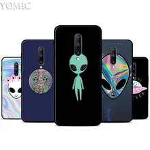 Alien Believe UFO ET cute Case for Oneplus 7 7Pro 5T 6 6T Black Soft Case for Oneplus 7 7 Pro TPU Phone Cover