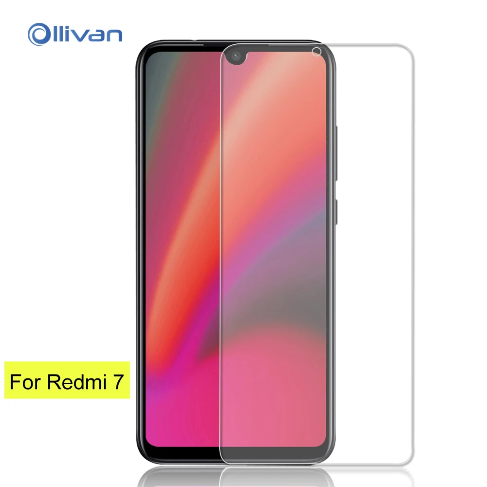 

Tempered Glass Phone Film For Xiaomi Redmi 7 Screen Protector Tempered Glass For Xiomi Redmi 7 Glass Protective Film 6.26 inch