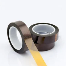 Brown Insulated Golden Finger Polyimide Sheet Film Industrial Heat Resistant 500 Degree Tape Welding Heat Insulation Transparent