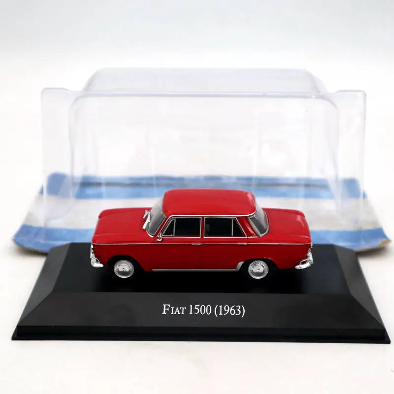 IXO Altaya 1:43 Fiat 1500 1963 красные литые модели ограниченная серия коллекционные