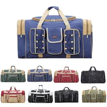 Fashion Man Women Bag Outdoor Luggage Travel Bag Large Capacity Casual Oxford Backpack solid color portable belt Dropship Y514