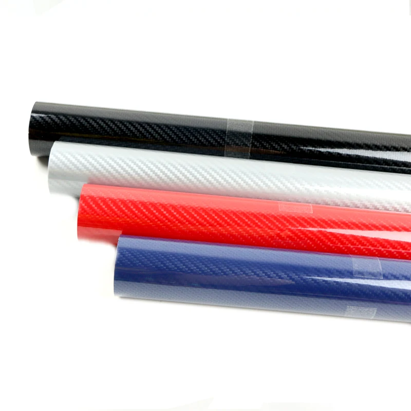 

Car Styling 152cm*50cm High Gloss 5D Black Carbon Fiber Vinyl Film Carbon Fibre Car Wrap Sheet Roll Film tools Car Sticker Decal
