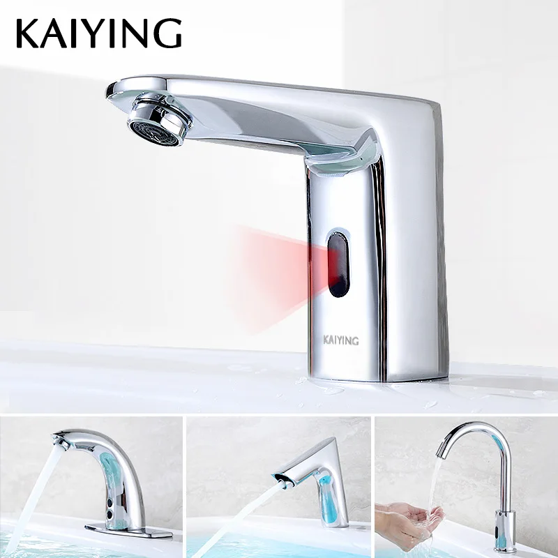 Kaiying Infrared Sensor Faucet Bathroom Automatic Hands Touch Free