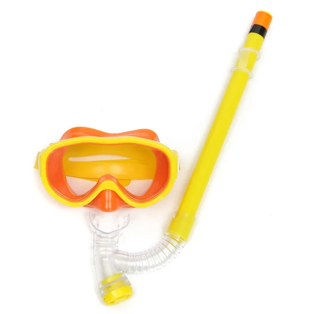 2018 New Professional Silicone Diving Goggles Set Anti-Fog Glasses Mask Swimming Diving Snorkel Breathing Tub For Children Kids