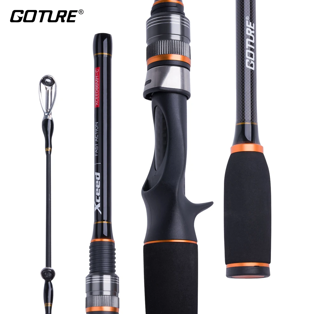 Buy Goture 1.98M 2.1M Fishing Rod 4 Sections Portable