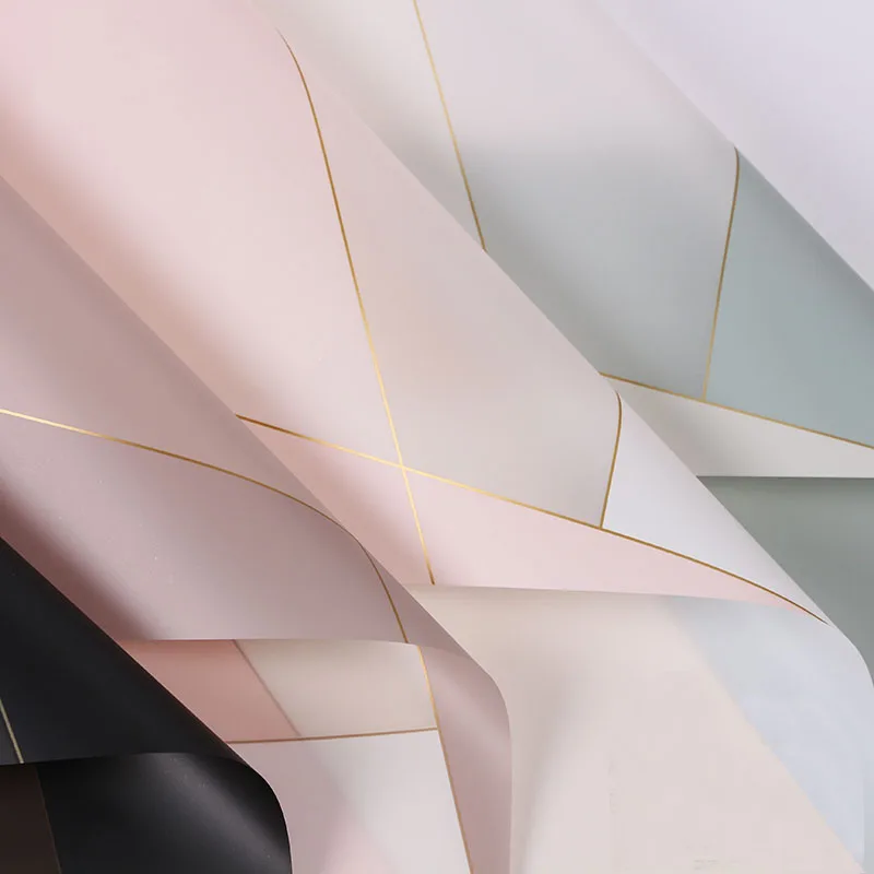 

20pcs Waterproof Matte Flowers Wrapping Kraft Paper Bouquet Florist Supplies Gift Wrapping Paper DIY Material Home Deco 60*60cm