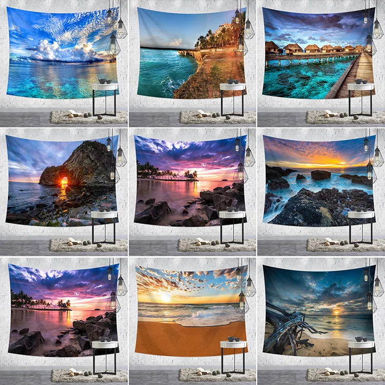 

Beach Wall Tapestry Hippie Mandal Amacrame Wall Hanging Bohemian Bedspread Dorm Decor Tapestries Table Cloth Yoga Mat Dorm