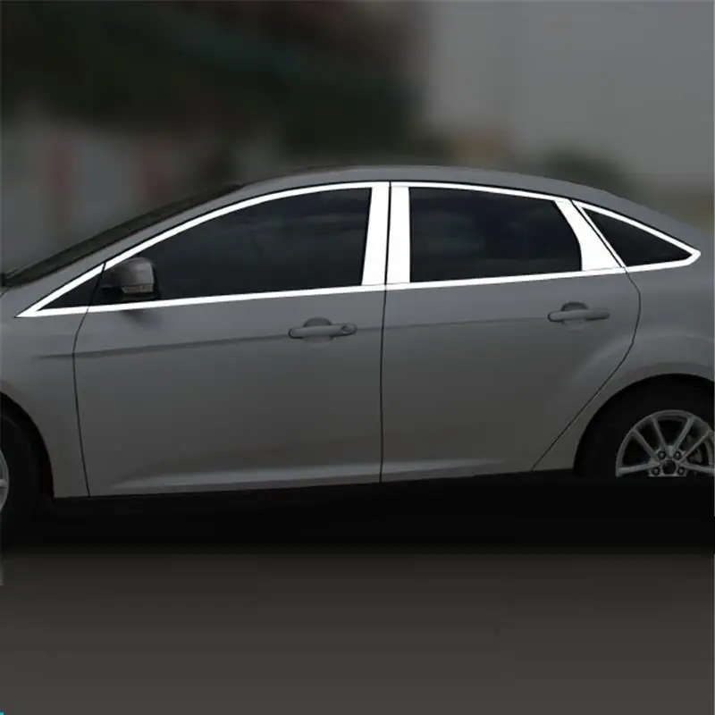 

Car Chromium Modified Window Exterior Dashing Modification Protecter Sticker Strip 09 10 11 12 13 14 15 16 17 19 FOR Ford Focus