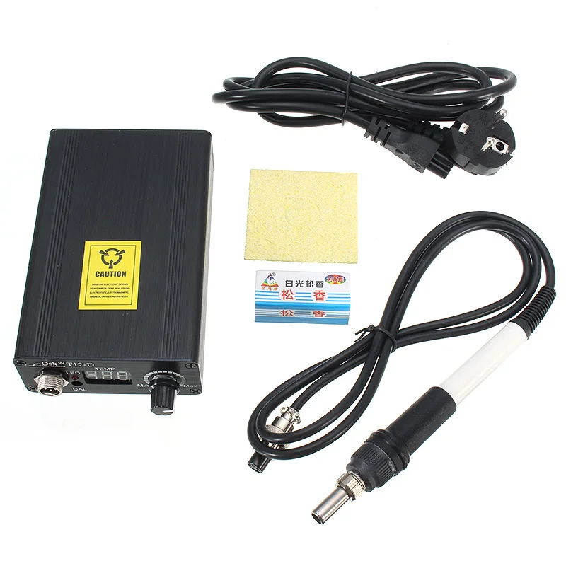 

1Set 65W Digital Soldering Iron Station Temperature Controller + EU Plug Temperature 180 - 435 Degrees + T12 Handle