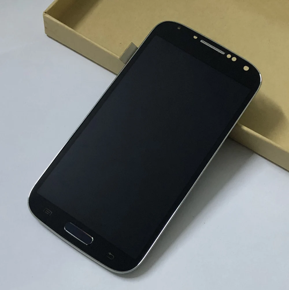 Для samsung Galaxy S4 i9500 i9505 i337 919 720T ЖК-дисплей Панель модуль+ сенсорный экран дигитайзер Датчик в сборе+ рамка