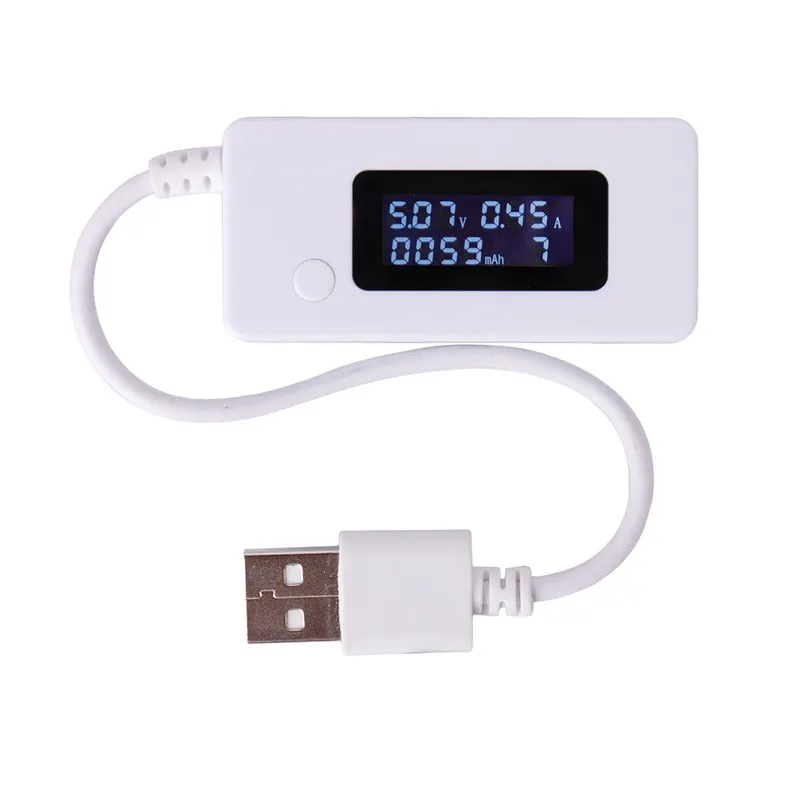 LCD USB Charger Capacity Current Voltage Tester Meter For phone power bank