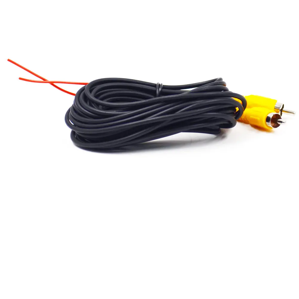 Универсальный авто RCA AV кабель жгут проводов для автомобиля заднего вида камеры парковки 6 м видео удлинитель