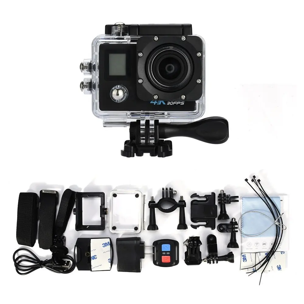  Ultra HD 4K Action Camera Wifi 1080P 16MP Dual Screen 170D Go Waterproof Pro cam 4K Sport Camera Mi
