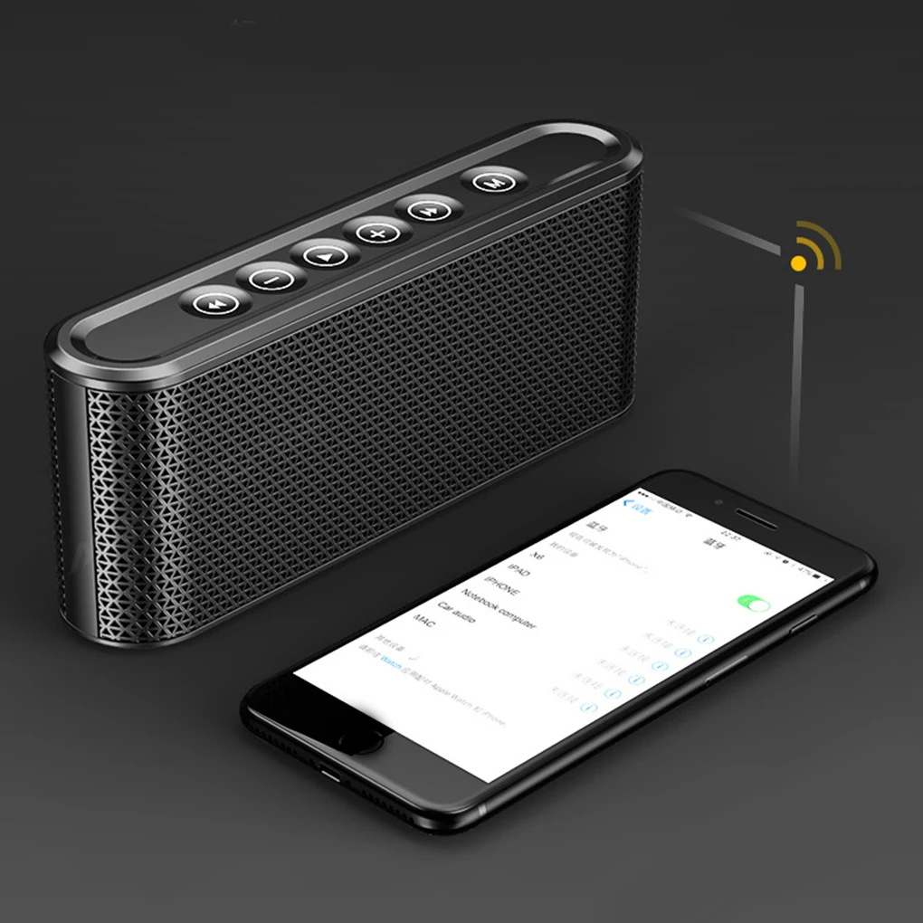 Worallymy X6 8000 мАч батарея Bluetooth V4.2 + EDR динамик беспроводная TF карта USB диск сабвуфер