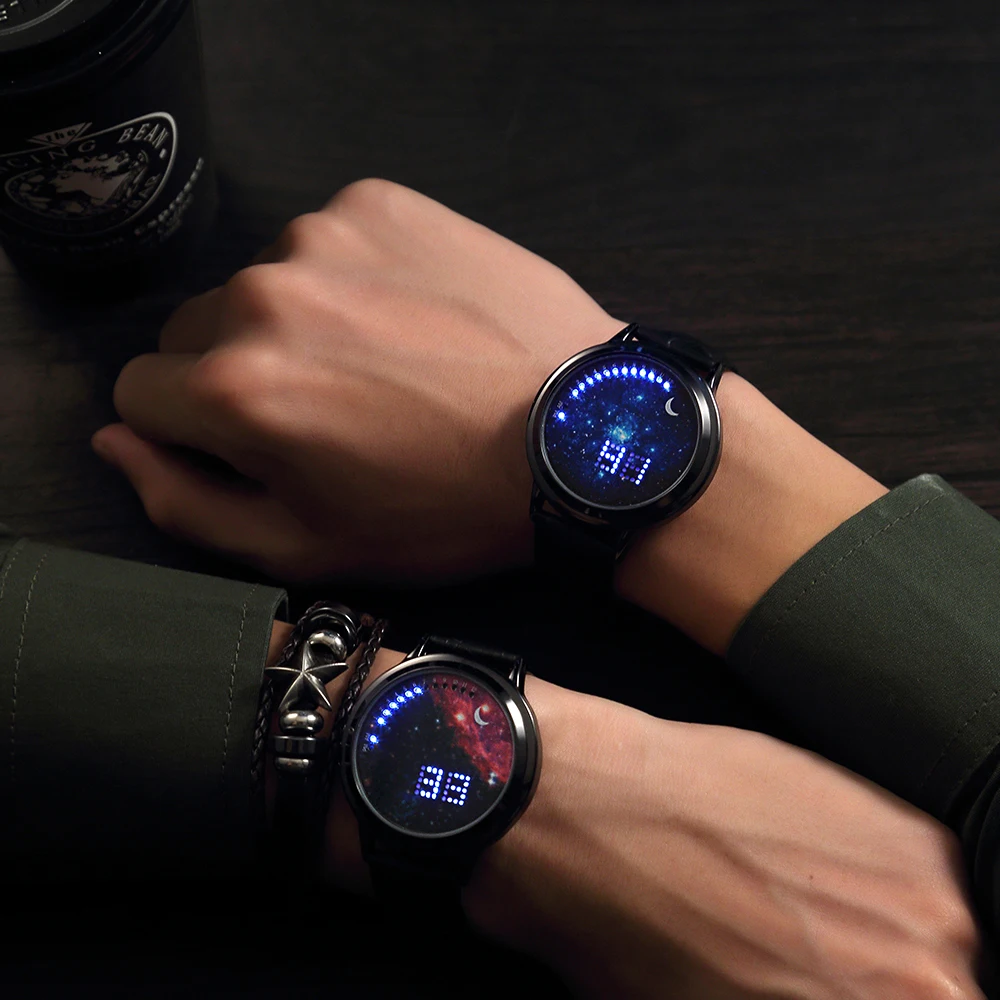 GEEKTHINK Топ люксовый бренд цифровой сенсорный экран светодиодные часы для мужчин повседневные женские модные унисекс наручные часы Мужские часы креативный подарок