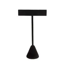 

1PCS Women Fashion Jewelry Packaging Display Black Velvet T Bar Earring Jewelry Display Stand