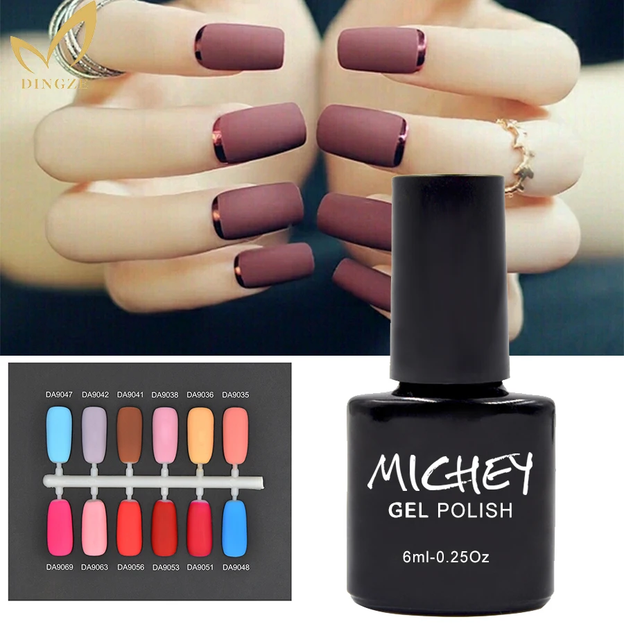 

Healthy Matt Nail Gel One Step 3 in 1 UV Gel Color Soak Off No Need Top and Base Coat French Manicure kit 2018 Hot sale