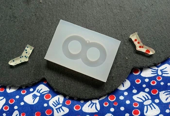 

1pcs With holes digital Liquid silicone mold DIY resin jewelry pendant necklace pendant lanugo mold resin molds for jewelry