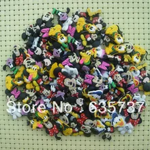 120 шт/партия Микки Минни Маус ПВХ обувь амулеты, аксессуары для обуви, украшение обуви подходит КРОК для детей подарок